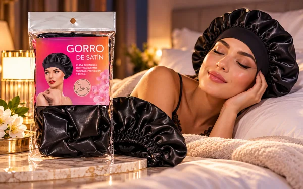 Gorro Satin Negro