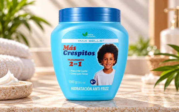 Mascarilla Capilar 2en1 Mas Crespitos para Niños 6+ 1000ML